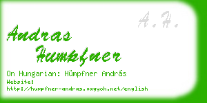andras humpfner business card