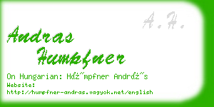 andras humpfner business card